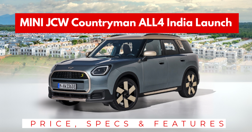 MINI JCW Countryman ALL4 India launch teaser