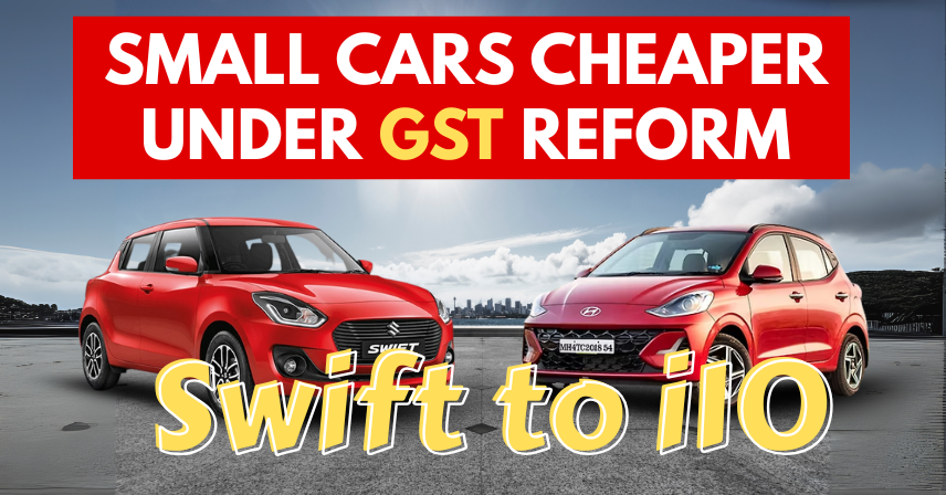 Small cars cheaper after GST 2025 India