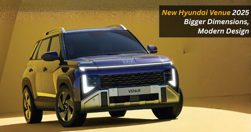 New Hyundai Venue 2025: Bigger Dimensions, Modern Design