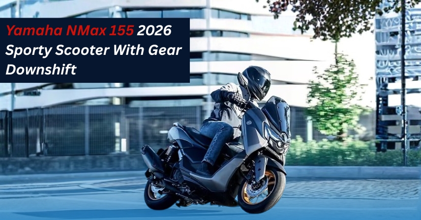 Yamaha NMax 155 2026: Sporty Scooter With Gear Downshift