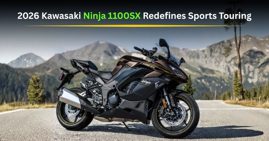 2026 Ninja 1100SX Redefines Power Comfort and Touring