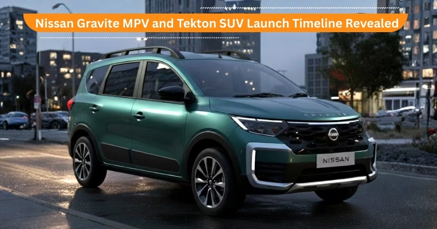 Nissan Gravite MPV and Tekton SUV Launch Timeline Revealed