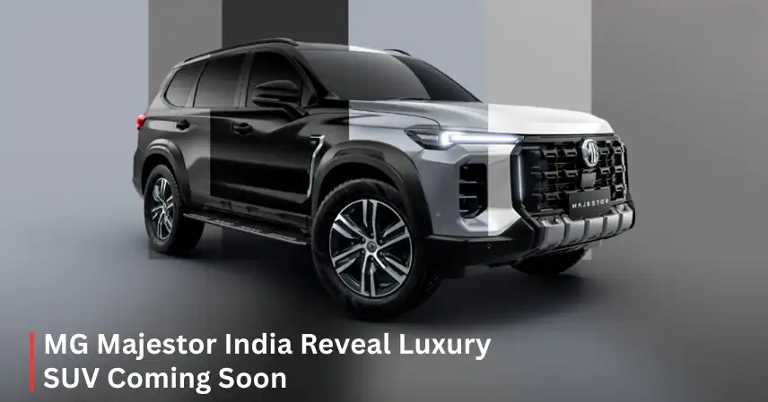 MG Majestor India Reveal Luxury SUV Coming Soon