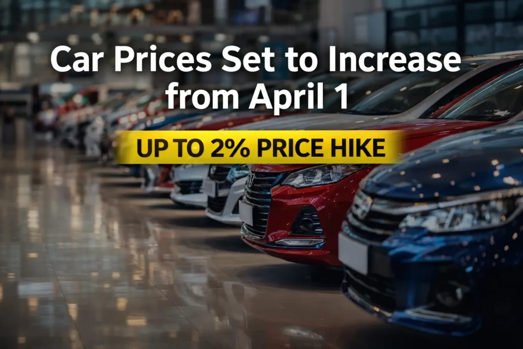 Car Prices Set to Rise in India